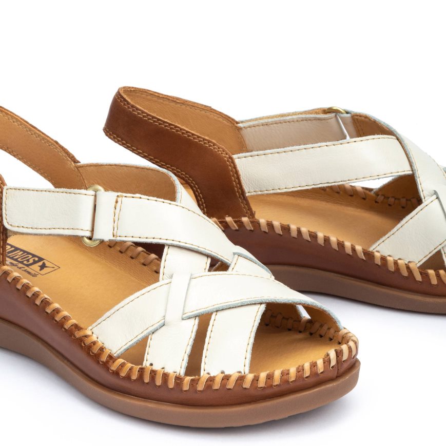 Women's Pikolinos CADAQUES Sandals White | NZ Q83502Q